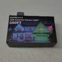 Permanent Outdoor Lights,300FT RGB Eave Light,IP67 Waterproof Lighting for House,Smart LED with App/Remote Control for Outdoor Decor,Garden Decor,Party,Holiday