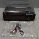 Vinyl Record Player Turntable with Built-in Bluetooth Receiver & 2 Stereo Speakers, 3 Speed 3 Size Portable Retro Record Player for Entertainment and Home Decoration (Brown)