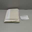 H.VERSAILTEX Linen Blackout Curtains 45 Inches Long 100% Blackout Thermal Insulated Textured Linen Look Curtain Draperies Anti-Rust Grommet, Energy Saving with White Liner, 2 Panels, Natural