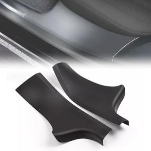 for Tesla Model Y Door Sill Protector 5 Seater (NOT Fit 7 Steater) Rear Door Car Pedal Kick Protection Strip Styling Covers Accessories(2 Packs)