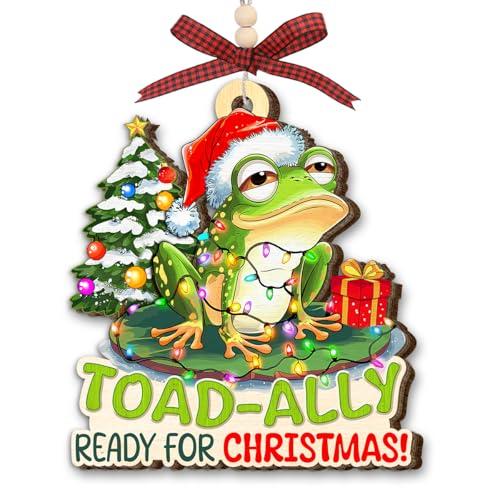 Gift Glow Frog Christmas Ornament 2025 - Frog Ornaments for Xmas Tree - Frogs Gifts for Men, Women, Boys, Girls, Kids, Unique Animal Lover Gifts