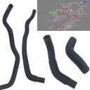 Jiayouy Valve Hose Kit Compatible with Infiniti J50 QX50 S51 FX37 CV36 HV36 G37 Y51 Q70 ⅤQ37HR, Compatible with Nissan 370Z Z34 2013-2018, 11823-EY01B 11823-EY01A 11823-EY09D 11826-EY09D