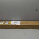 LazBlinds No-Drill Cordless Roman Shade - Light Filtering Natural Wood, Easy Install Bamboo Blind for Windows 35" W x 64" H, Malay Umber