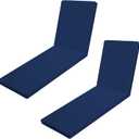 Outdoor Chaise Lounge Cushions for Patio, 72"x22"x3" Lounge Chair Cushions Set of 2, Waterproof Replacement Seat Cushions for Outdoor Furniture, 71"x22"x3"