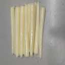 12 Pack Ivory Taper Candles 10 inch - Taper Candles Dripless, Smokeless, Unscented - 8 Hours Long Burning - Hand Poured Tall Candlesticks - Perfect for Home Decor, Weddings, and Special Occasions