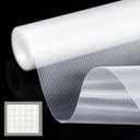 Shelf Liner Non Adhesive for Kitchen Cabinets,Non Slip Reeded Drawer Liner, 20"W x 240"L