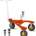 Trailer Dolly, 3500 lb Tongue Weight Trailer Mover with 2'' & 2-5/16'' Receiving Tongues, Angle Adjustable, Suitable for RV Boat Motorcycle Jet Ski