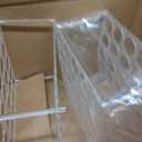 Vinyl Storage Rack 50-Holes Acrylic Vinyl Roll Holder Craft Storage Organizer for Craft Room
