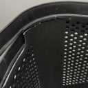 Mind Reader 60L Slim Laundry Hamper, Clothes Basket, Lid, Ventilated, Plastic, Set of 2, Black