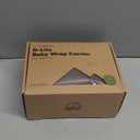 KeaBabies Baby Wrap Carrier Ring Sling - Easy to Wear, Adjustable D-Lite Baby Carrier Newborn to Toddler, Infant Carrying Shirt, Hands Free Bonding, Breathable Fabric Wearing Wrap (Copper Gray)