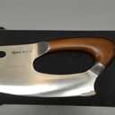 ROCOCO Meat Cleaver Knife Unique Effort Saving Kitchen Knife Professional Stainless Steel Chef Cooking Knives for Cutting Meat Vegetable Father Mother Christmas Gift Bronze