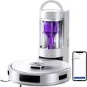 Robot Vacuum and Mop Combo with Bagless Self-Emptying Station, 18000Pa Suction Robotic Vacuum, LiDAR Navigation, Ideal for Pet Hair, Carpet & Hard Floor, Compatible with App/Alexa/Voice Control