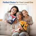 Comfytemp Shoulder Heating Pad Microwavable for Rotator Cuff, Wearable Microwave Moist Heating Pad, Shouder Wrap for Frozen Shoulder Relief, Recovery Items for Women Seniors (M/L)