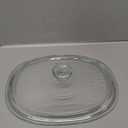 CorningWare French White 2-1/2-Quart Oval Glass Cover