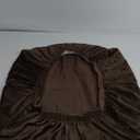 Cover for chair and pouf Brown 2pcs
