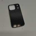 QLTYPRI Cute Phone Case for iPhone 17 Pro Case Polka Dot Fashion Aesthetic Design for Women Girls, Slim TPU Shockproof Protective Phone Cover for iPhone 17 Pro - Black