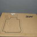 3W Floor Mats for 2019-2025 2026 Ram 2500/3500 Crew Cab with Bucket Seat (Not for PTO KIT Models), All Weather TPE Custom Fit Dodge Ram 2500/3500 Floor Liners 1st & 2nd Row (for Carpet Floor), Black
