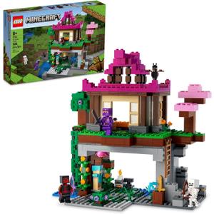 LEGO Minecraft The Training Grounds Toy Building Set 21183 Minecraft Toy for Kids, Boys and Girls Age 8+ Years Old, Building Kit with House, Cave, Trapdoor, and Ninja, Rogue and Bat Minecraft Figures