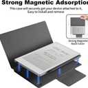 Magnetic Case for 7.3" Remarkable Paper Pro Move Tablet 2025 | Slim Lightweight PU Leather | Book Folio Cover | with Pen Clasp | Smart Auto Sleep/Wake | (Grey)