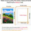 BESCRCL 16x20 Frames Wall Hanging Photo Frame, Picture Frames 16x20 Black, 1 Pack