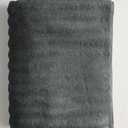 OEKO TEX Bath Towel, Polyester , Grey, 90x180cm