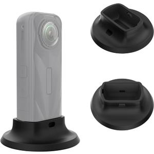 Camera Mount Stand Base for Insta360 X5, Silicone Non-Slip Desktop Mount, Base Gimbal Support Adapter Stabilizer for Insta 360 X5 Action Camera Accessories