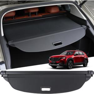 OEM Style Cargo Cover for Mazda CX50 Gas CX 50 Hybrid 2023-2026 Accessories, Retractable Trunk Cover Security Shield Shade Privacy Screen with Car Headrest Hooks for 2025 2024 Mazda CX-50