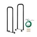 Cart Handle Dolly Converter 12.8 Inch Width x 38 Inch Height Steel Converter Arms 250LBS Capacity Panel Dolly Handling Equippment， Mattress Mover