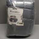 NORD ECO Luxury 1000GSM Faux Rabbit Fur Throw Blanket, Super Heavy Warm Cozy Blankets for Couch Bed Sofa, Bubble Plush Fuzzy Elegant Soft Reversible Mink Blanket for Living Room Bedroom, Grey (50"x60")