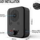 Dog Bark Control Device, ManKiaPro Ultrasonic Dog Anti Barking Control Deterrent Device USB Rechargeable 30ft Range Safe for Dogs and Human