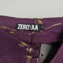 ZEROYAA Mens Hipster Gold Rose Printed Slim Fit Long Sleeve Dress Shirts/Prom Performing Shirts (Large, Z56-purple)