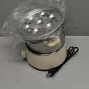 Hard Boiled Egg Cooker  CACHOO 14Egg Rapid Stainless Steel Egg Boiler with 30Min Timer & Auto Shut Off, Compact Electric Vegetable Steamer for Cooking, Dishwasher Safe, Beige