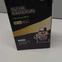 JOLLY CHEF 50 Pack 10 oz Gold Plastic Cups, Disposable Gold Glitter Plastic Cups Perfect for Wedding, Thanksgiving, Halloween,Christmas Parties