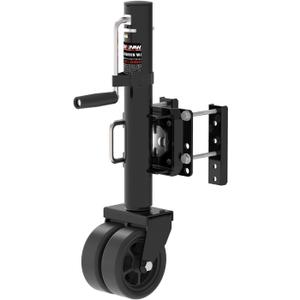 2000 lbs Upgraded Boat Trailer Jack, 10" Lift, Bolt On Trailer Jack for RV, Boat and More, Black