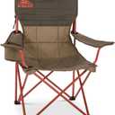 Kelty Essential Camping Chair, Folding Camp Seat for Festivals, Beach Days, Tailgating (Bungee Cord), 1 Person