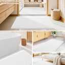 Smiry Waffle Bath Mat 24x17, Extra Soft Absorbent Bathroom Rugs, Non Slip Machine Washable Quick Dry Bath Rugs for Bathroom Floor, Tub, Shower, Home Decor Accessories, White