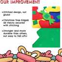 SOHAO 3.9Ft DIY Felt Christmas Tree for Toddlers with 30 Detachable Ornaments, Christmas Classroom Door & Wall Decoration, Xmas New Year Gift for Kids & Toddlers.