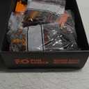 FUNWHOLE Train Lighting Building Bricks Set - Steampunk Ore Train LED Light Building Set 1056 Pieces for Adults and Teens