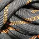 Flexible Garden Hose 100 FT, Ultra Lightweight Water Hoses w/10 Function Sprayer and 3/4" Brass Fittings, Kink-Free, Sturdy, Abrasion Resistant for Yard, Lawn, Outdoor and Gardening(Black Orange)