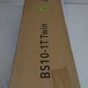 10 Inch Twin Box Spring High Profile, Heavy Duty Metal Box Spring Twin Bed Base with Fabric Cover, Mattress Foundation, Noise Free, Easy Assembly