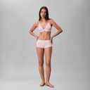 Calvin Klein Women's Cotton Boyshort Panty (Pink, XS)
