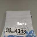 DriftAway Riley Geo Lined Window Curtain Valance Mid Century Geometric Pattern 2 Layers Rod Pocket 52 Inch by 14 Inch Plus 2 Inch Gold Black Gray