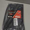 Zip Ties Heavy Duty 14 inch 200 LBS Tensile Strength Cable Ties Extra Large Wire Ties Adjustable Nylon Tie Wraps for Indoor Outdoor Patented Design100 Pack Black
