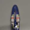 WRITECH Clictek Fountain Pen Retractable: Blue Ink Medium Nib Transparent Barrel, Gift Set Includes 5 Ink Cartridges for Smooth Writing No Leaking