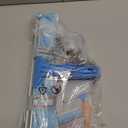 MR.SIGA Professional Window Cleaning Combo - Squeegee & Microfiber Window Scrubber, 14" (Blue)