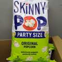SkinnyPop Popcorn, Original, Whole Grain, Dairy-Free Snack, 8oz Family Size Bags (6ct), BBD 10/31/2026