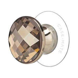 Case-Mate Minis - Cell Phone Stand/Grip - Suction Cup Cell Phone Holder [Removable for Wireless Charging] for iPhones, Android Smartphones, Kindles & More - Champagne Crystal