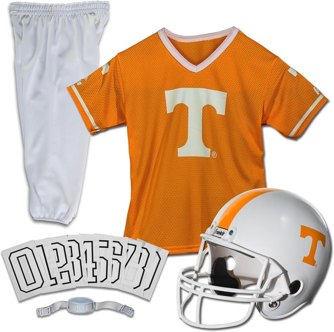 Franklin Sports NCAA Kids Football Uniform Sets - College Football Jersey, Helmet + Pants for Boys + Girls - NCAA Official, Small