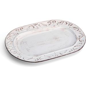 Pfaltzgraff Trellis Serving Platter, 13.75 inch, White