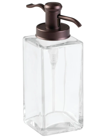iDesign Casilla Foaming Soap Pump - Bronze/Clear 